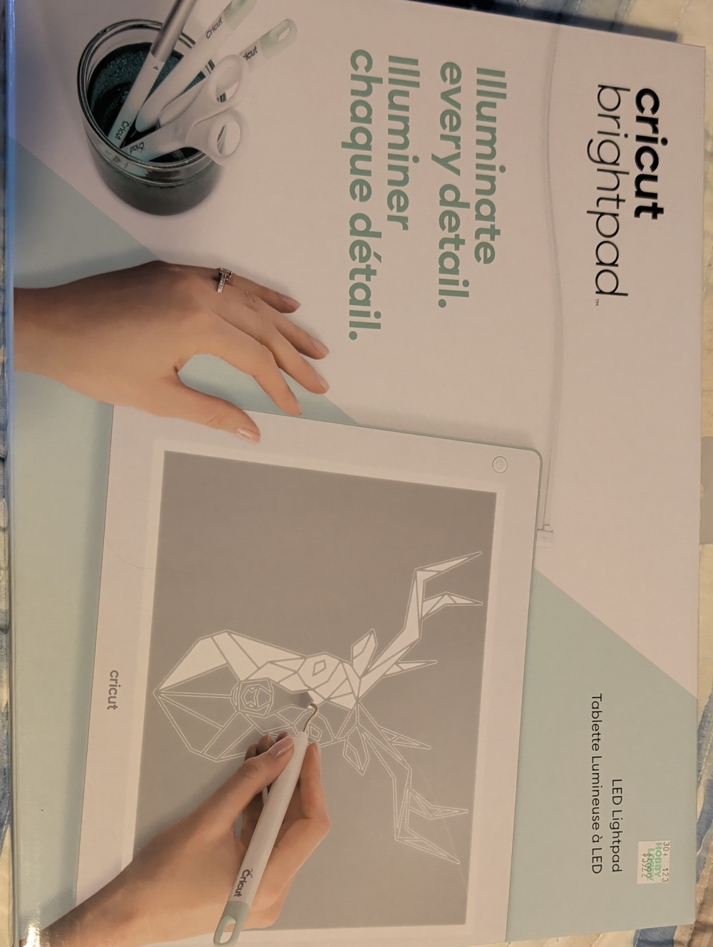 Cricut BrightPad LED Lightpad - White and Gray